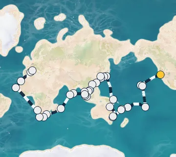 98 Night San Francisco to Marseille cruise