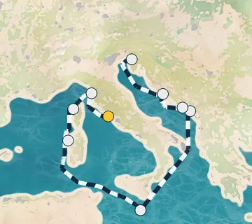 10 Night Rome to Trieste cruise