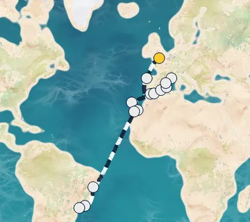 25 Night London to Sao Paolo cruise