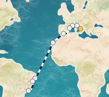 19 Night Naples to Rio de Janeiro cruise
