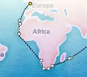 39 Night Singapore to London cruise