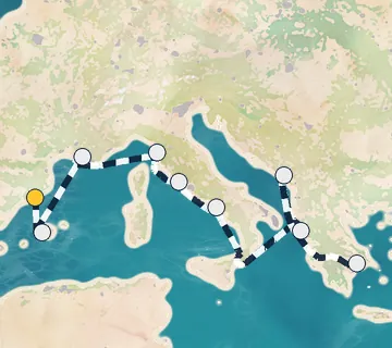 11 Night Barcelona to Athens cruise