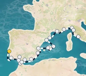 21 Night Lisbon to Rome cruise