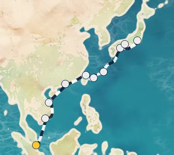15 Night Singapore to Tokyo cruise