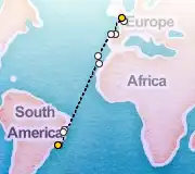 18 Night London to Rio cruise