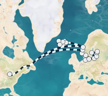 24 Night Copenhagen to Reykjavik cruise