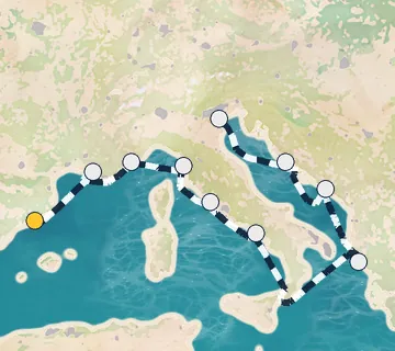 12 Night Barcelona to Venice cruise