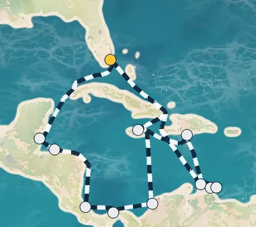 21 Night Miami to Miami cruise