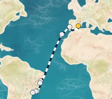 16 Night Valencia to Sao Paulo cruise