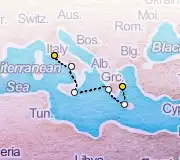 7 Night Rome to Athens cruise
