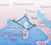 4 Night Rome to Rome cruise