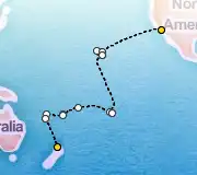31 Night Los Angeles to Auckland cruise