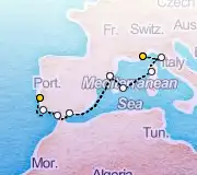 10 Night Monte Carlo to Lisbon cruise