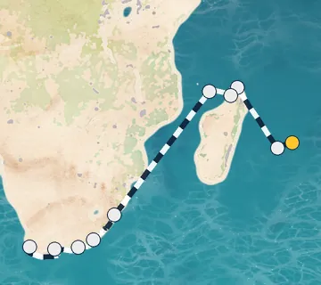 15 Night Mauritius to Cape Town cruise