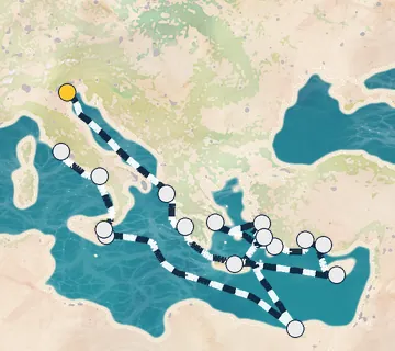 24 Night Venice to Rome cruise