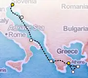 7 Night Monfalcone to Athens cruise