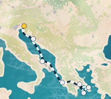7 Night Monfalcone to Athens cruise