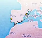 11 Night Barcelona to Lisbon cruise