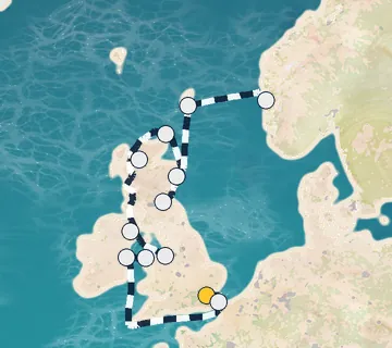 14 Night Tilbury to Bergen cruise