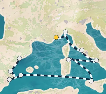 10 Night Monte Carlo to Tarragona cruise