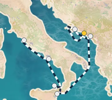7 Night Dubrovnik to Rome cruise