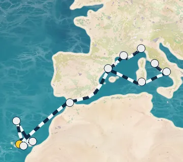 18 Night Tenerife to Rome cruise