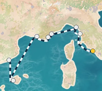7 Night Rome to Barcelona cruise