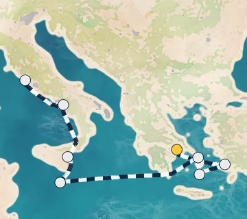 9 Night Athens to Rome cruise