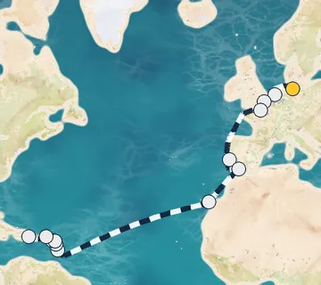 22 Night Hamburg to Santo Domingo cruise
