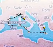 14 Night Athens to Rome cruise