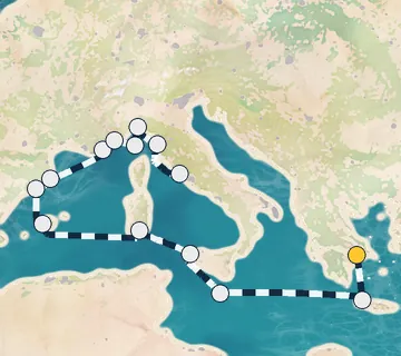 14 Night Athens to Rome cruise
