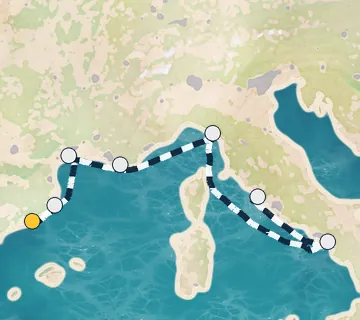 7 Night Barcelona to Rome cruise