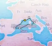 7 Night Toulon to Toulon cruise