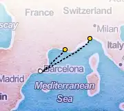 3 Night Savona to Marseille cruise