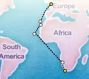 20 Night London to Cape Town cruise