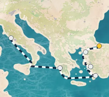7 Night Istanbul to Rome cruise