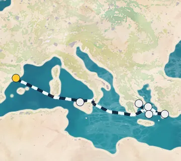 7 Night Barcelona to Athens cruise