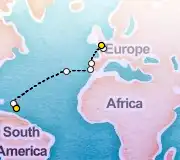 16 Night Fort-de-France to London cruise