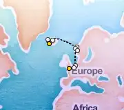 10 Night Reykjavik to London cruise