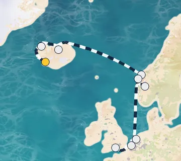 10 Night Reykjavik to London cruise