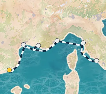 7 Night Barcelona to Rome cruise