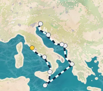 9 Night Rome to Monfalcone cruise