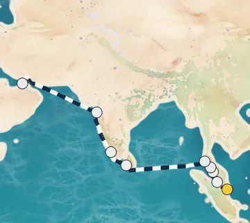 17 Night Singapore to Dubai cruise