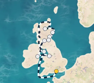 13 Night Portsmouth to Edinburgh cruise