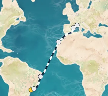 15 Night Sao Paolo to Marseille cruise
