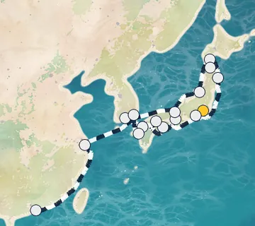 28 Night Tokyo to Hong Kong cruise