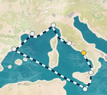7 Night Naples to Rome cruise