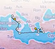 12 Night Rome to Athens cruise