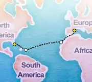 13 Night Miami to Barcelona cruise