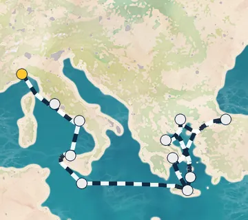 14 Night Savona to Athens cruise